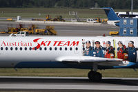 OE-LVM @ LOWW - Austrian Arrows Fokker 100 - by Thomas Ranner