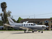 N693MA @ CMA - 2004 SOCATA TBM 700, P&W(C)PT6A-64 turboprop 1,570 shp flat rated at 700 shp, unloading on ramp - by Doug Robertson