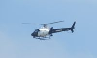 N668PD @ CNO - Headed west north of the airport - by Helicopterfriend