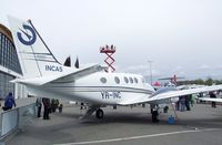 YR-INC @ EDNY - Beechcraft C90GTX King Air meteorological research aircraft of INCAS at the AERO 2012, Friedrichshafen