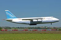 UR-82027 @ LOWL - Arrives in LNZ - by Robert Hahn