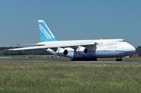 UR-82027 @ LOWL - Antonov An-124-100 Ruslan landing on Blue Danube Airport  LOWL/LNZ