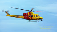 VH-HRS - Rescue Helicopter, Westpac 1, in full flight to yet another rescue in its busy schedule