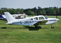 G-JACA @ EGLD - Cherokee Warrior III at Denham. Ex N5328Q - by moxy