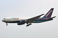 OY-SRG @ EGNX - Star Air Boeing 767-219, c/n: 23328