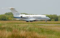 G-PROO @ EGFH - Visiting Hawker 4000 Horizon operated by Hangar 8 Management. Previously registered M-PAUL. - by Roger Winser