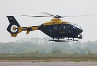 G-WONN @ EGFH - South and East Wales Police Air Support Unit helicopter (Police 32). Marked HEDDLU on port side. - by Roger Winser