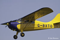 G-BXTO @ EGHR - Over the threshold for runway 32