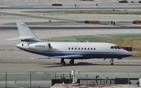 N996AG @ KLAX - Taxiing to parking at LAX