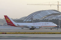 B-2435 @ KLAX - Taxiing to parking at LAX - by Todd Royer