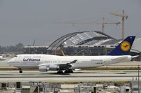D-ABTE @ KLAX - Taxiing to gate at LAX - by Todd Royer
