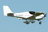 G-SAMY @ EGBK - A visitor to Sywell , on Day 1 of 2012 AeroExpo - by Terry Fletcher