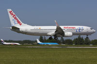 EC-HKR @ EGSH - arriving at EGSH for spray by Air Livery.