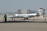 N822QS @ KLAX - Leaving the Atlantic ramp - by Nick Taylor