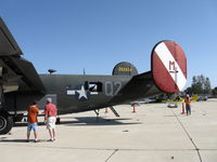 N224J @ CMA - 1944 Consolidated B-24J LIBERATOR 'Witchcraft'. four turbocharged P&W R-1830-65 Twin Wasp 1,200 Hp each, waist gun and those huge Fowler-type wing flaps - by Doug Robertson