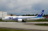JA810A @ PAE - Taxying in after a test flight wearing Beoing test registration N1008S - by Duncan Kirk
