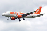 G-EZFM @ EGNT - Airbus A319-111, Newcastle Airport, June 2010. - by Malcolm Clarke