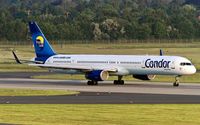 D-ABOB @ EDDL - early morning departure from Düsseldorf - by Friedrich Becker