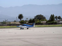 N41296 @ OXR - 1974 Piper PA-28-235, Lycoming O-540-B4B5 235 Hp, holding short Rwy 25 - by Doug Robertson
