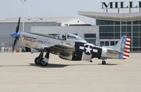 N98CF @ KIND - North American P-51K - by Mark Pasqualino