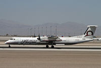 N414QX @ LAS - One of very few aircraft not painted in Alaskan colors - by Duncan Kirk
