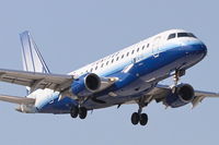 N633RW @ ORD - Shuttle America/United Express Embraer ERJ-170SE, TCF3483 arriving from KSTL, RWY 14R approach KORD. - by Mark Kalfas