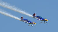 D-EYXA @ EGSU - 45. SBach Red Bull Duo at IWM Duxford Jubilee Airshow, May 2012. - by Eric.Fishwick