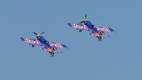 D-EVXA @ EGSU - 45. Steve Jones (SBach duo) at IWM Duxford Jubilee Airshow, May 2012.
