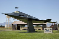 79-10780 @ LSV - US Air Force Lockheed YF-117A-LO Nighthawk 79-10780 (A.4005) on display at Nellis AFB.