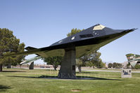 79-10780 @ LSV - US Air Force Lockheed YF-117A-LO Nighthawk 79-10780 (A.4005) on display at Nellis AFB.