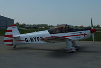 G-BYFY @ EGBK - at AeroExpo 2012 - by Chris Hall