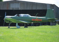 G-BVVG @ EGLM - Nanchang CJ-6A at White Waltham - by moxy