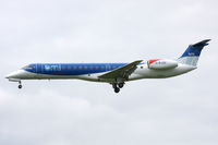 G-RJXF @ EGNT - Embraer EMB-145EP, Newcastle Airport, June 2010. - by Malcolm Clarke