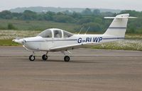 G-BLWP @ EGFH - Latest addition to Cambrian Flying Club's fleet arriving at Swansea Airport. - by Roger Winser