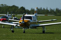N114ED @ EGBK - at AeroExpo 2012 - by Chris Hall