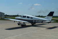 G-SUEB @ EGBK - at AeroExpo 2012 - by Chris Hall