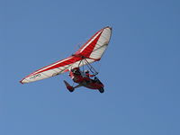 N5081L @ SZP - 2006 Air Creation TANARG weight-shift control ultralight trike, Rotax 912ULS 80 Hp pusher, takeoff climb Rwy 22 - by Doug Robertson