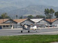 N952WK @ SZP - 1980 Cessna A185F SKYWAGON II, Continental IO-550-D 300 Hp, landing roll Rwy 22 - by Doug Robertson