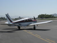 N7526J @ SZP - 1968 Piper PA-28R-180 CHEROKEE ARROW, Lycoming IO-360-B2E 180 Hp, auto down landing gear provision can be over-ridden for dual instruction 'gotchas' - by Doug Robertson