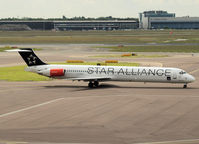 OY-KHE @ AMS - Taxi to the gate of Schiphol Airport - by Willem Göebel