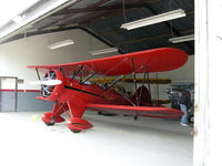 N17445 @ SZP - 1931 Waco QCF as NC17445, Continental W670 165 Hp radial, good short field performer with NACA Clark Y airfoils, four ailerons, 3 seats. One of just 34 built. - by Doug Robertson