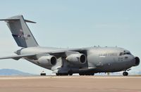 97-0041 @ GTF - C-17A from Stewart ANGB, N.Y. taxiing to runway 21 at GTF - by Jim Hellinger