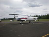 N890WA @ KPLU - Cool Pilatus PC-12 parked at Pierce County Airport-Thun Field (KPLU) - by Alicia Fargo