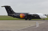 G-ZAPK @ EGSH - About to depart on the morning LoganAir flight to Manchester.