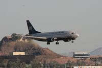 N314AW @ PHX - Taken at Phoenix Sky Harbor Airport, in March 2011 whilst on an Aeroprint Aviation tour - by Steve Staunton