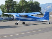 N57PF @ POC - Parked in transient parking - by Helicopterfriend