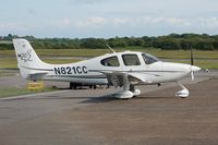 N821CC @ EGFH - Visiting Cirrus SR-22 G2. - by Roger Winser