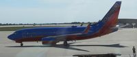 N488WN @ MCI - Taxiing to assigned gate - by Helicopterfriend