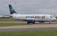 LY-FLH @ EGSH - Arriving at the terminal.