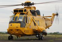 ZH542 @ EGFH - Sea King of A Flight 22 Squadron RAF on a SAR training flight. - by Roger Winser